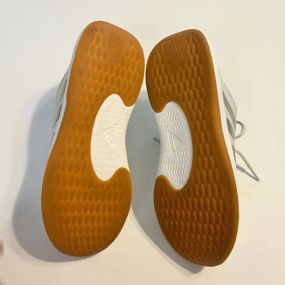 Adidas Cloudfoam Pure Mint Green Mesh Running Shoes Gum Sole Women 7 - Picture 4 of 6